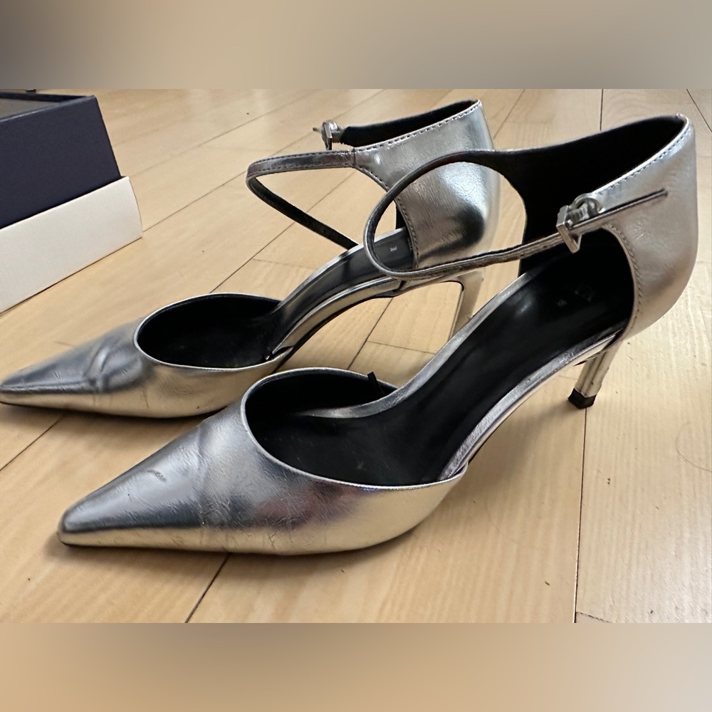 Zara Silver Women's Heels